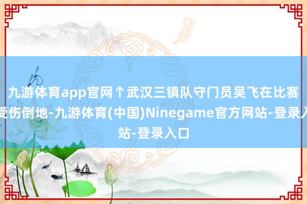 九游体育app官网　　↑武汉三镇队守门员吴飞在比赛中受伤倒地-九游体育(中国)Ninegame官方网站-登录入口