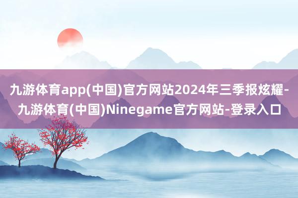 九游体育app(中国)官方网站2024年三季报炫耀-九游体育(中国)Ninegame官方网站-登录入口